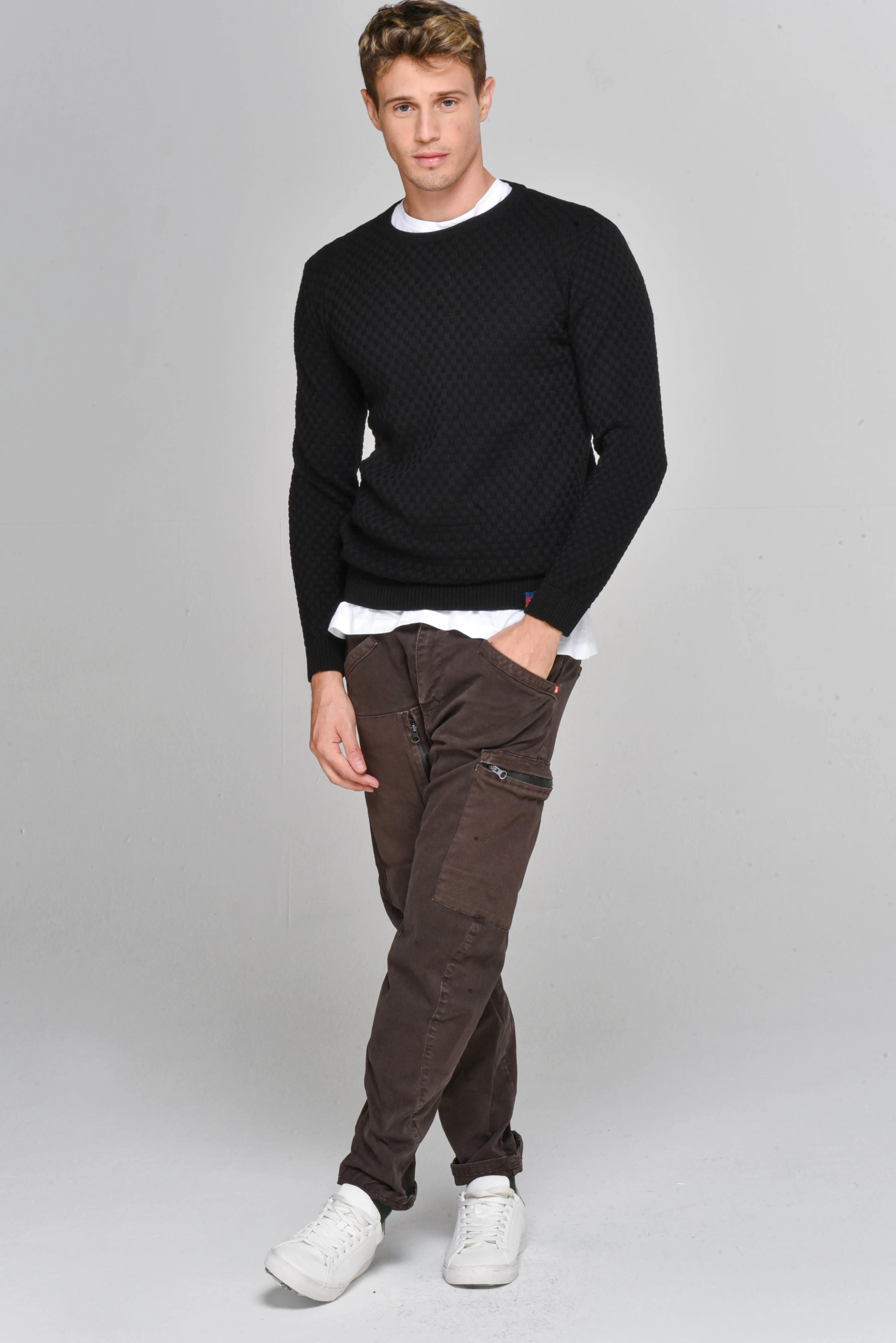 Pantaloni in cotone loose Out FW22/23