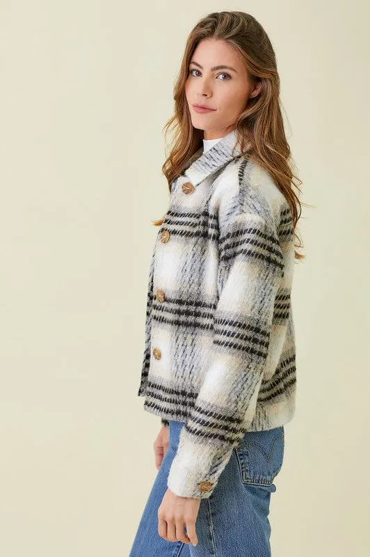 Plaid Boucle Jacket