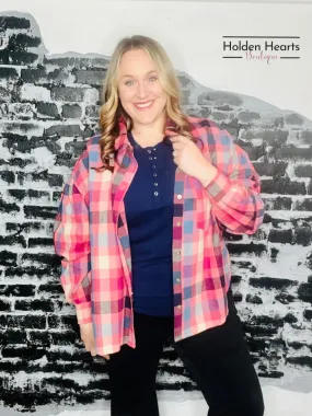 Plaid Dreams Button Up