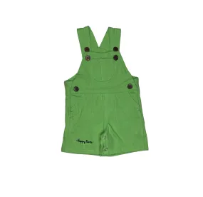 Plain Green Short Overall for Girls