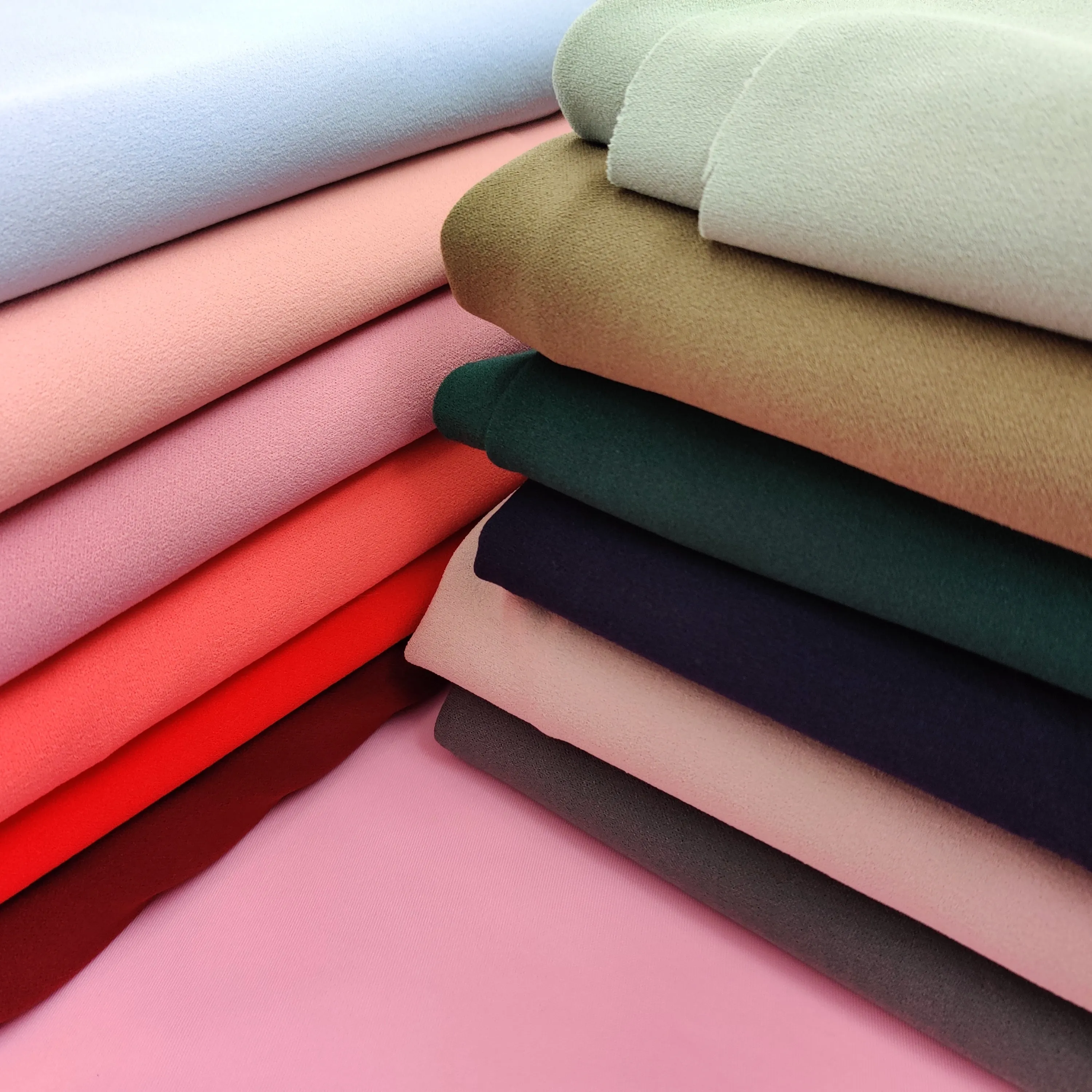 Plain Scuba Crepe Stretch Fabric