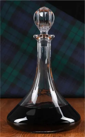 Plain Style Port Decanter, Engraved