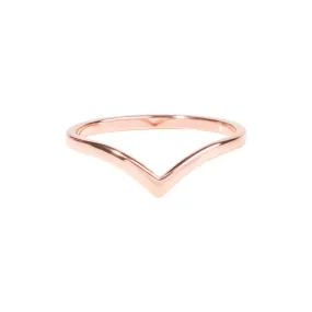 Plain V Shape Ring