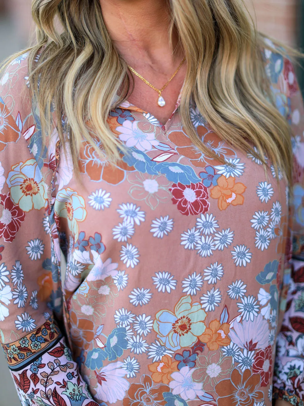 Printed Floral Blouse