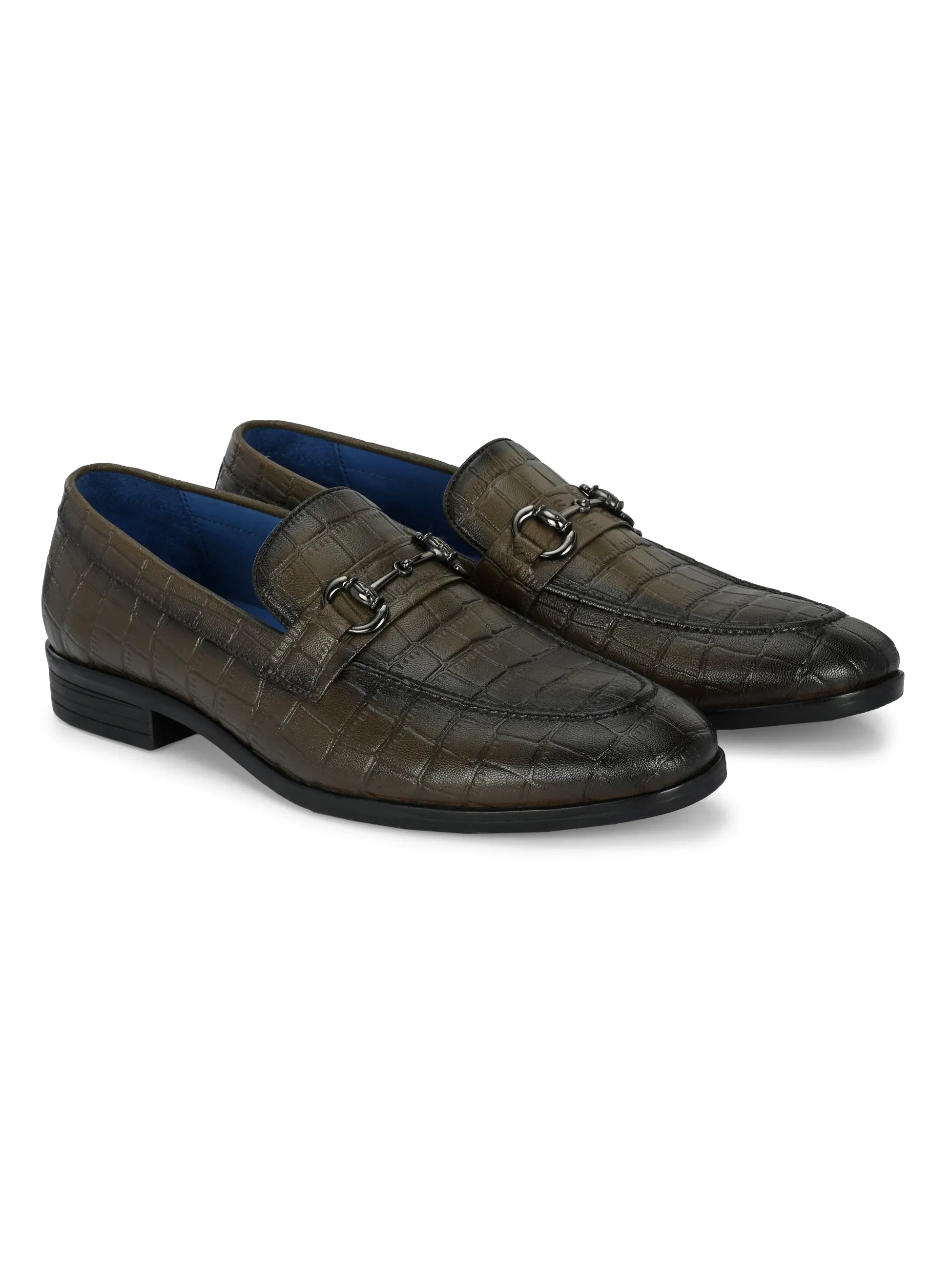 Prive Olive Formal Slip-Ons