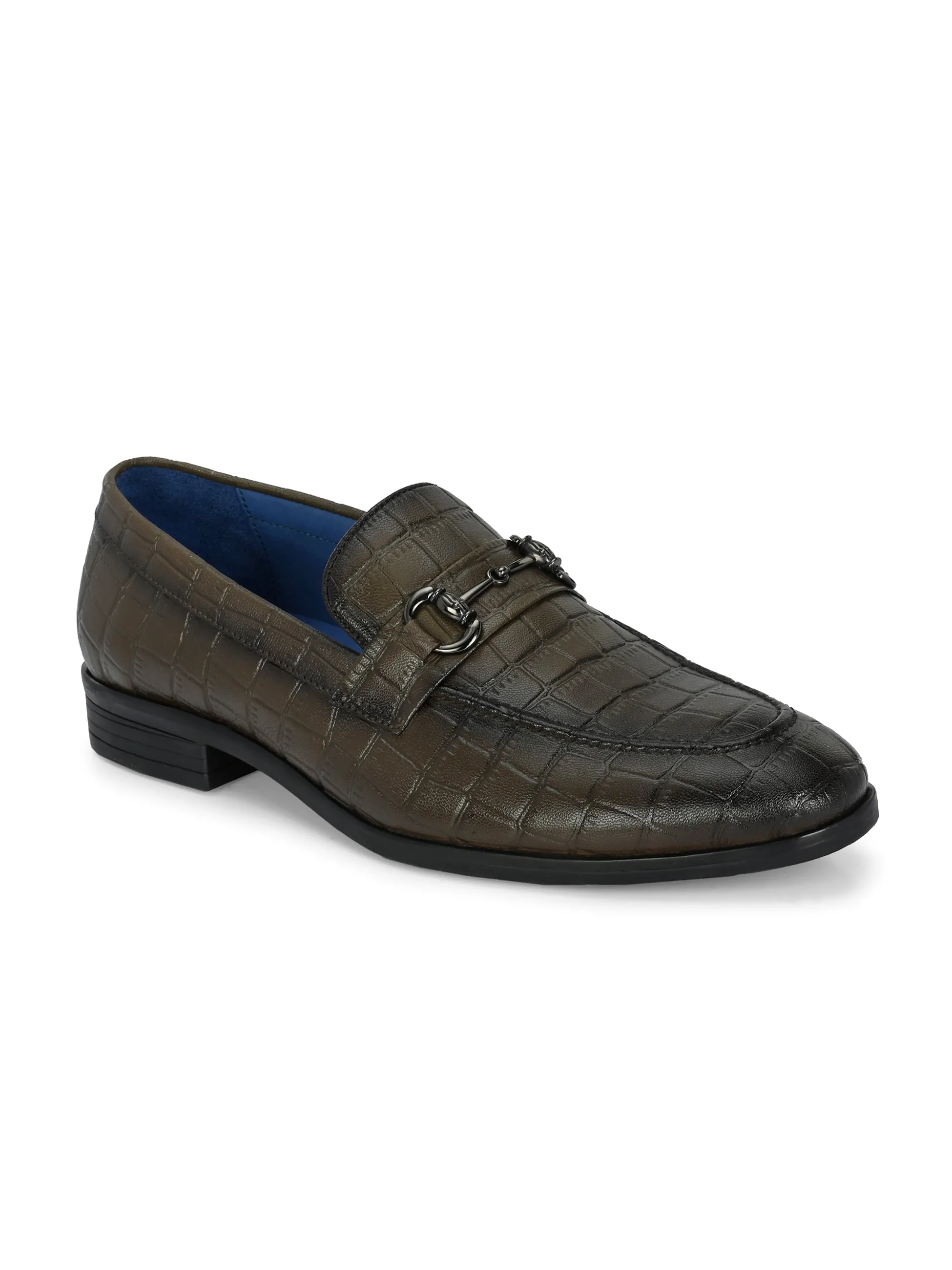 Prive Olive Formal Slip-Ons