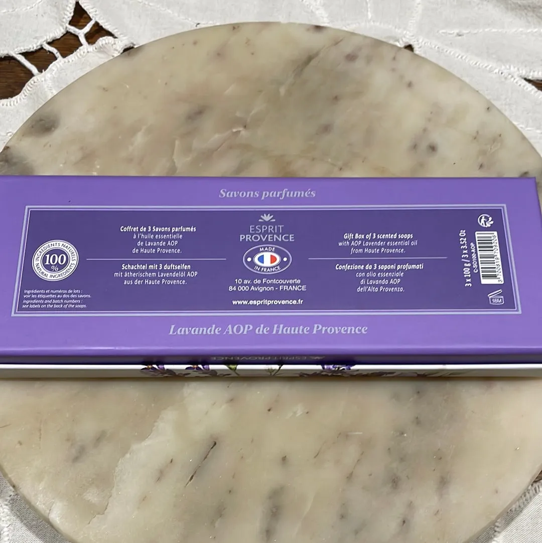 Luxurious Provençal Lavender Soap Gift Box