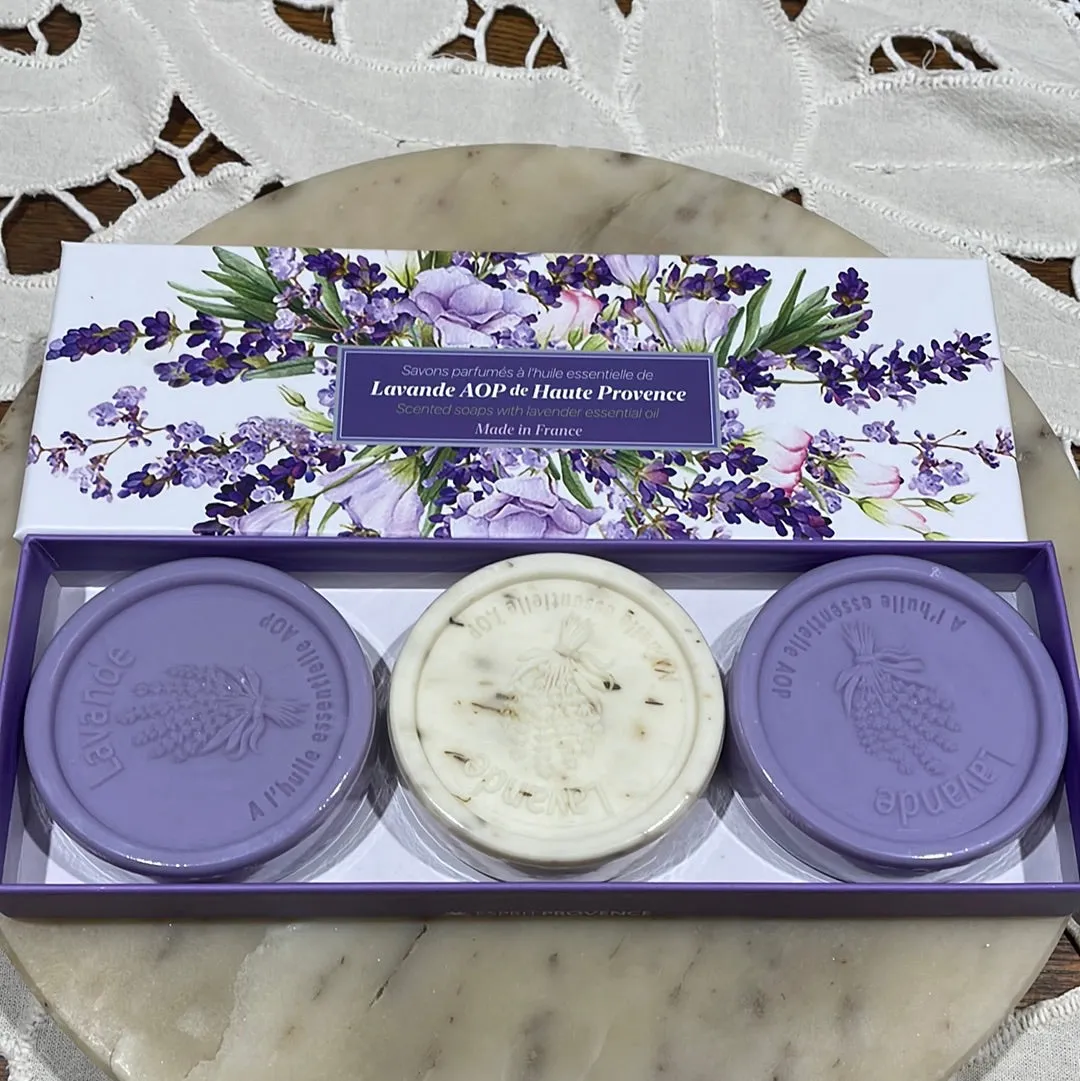 Luxurious Provençal Lavender Soap Gift Box