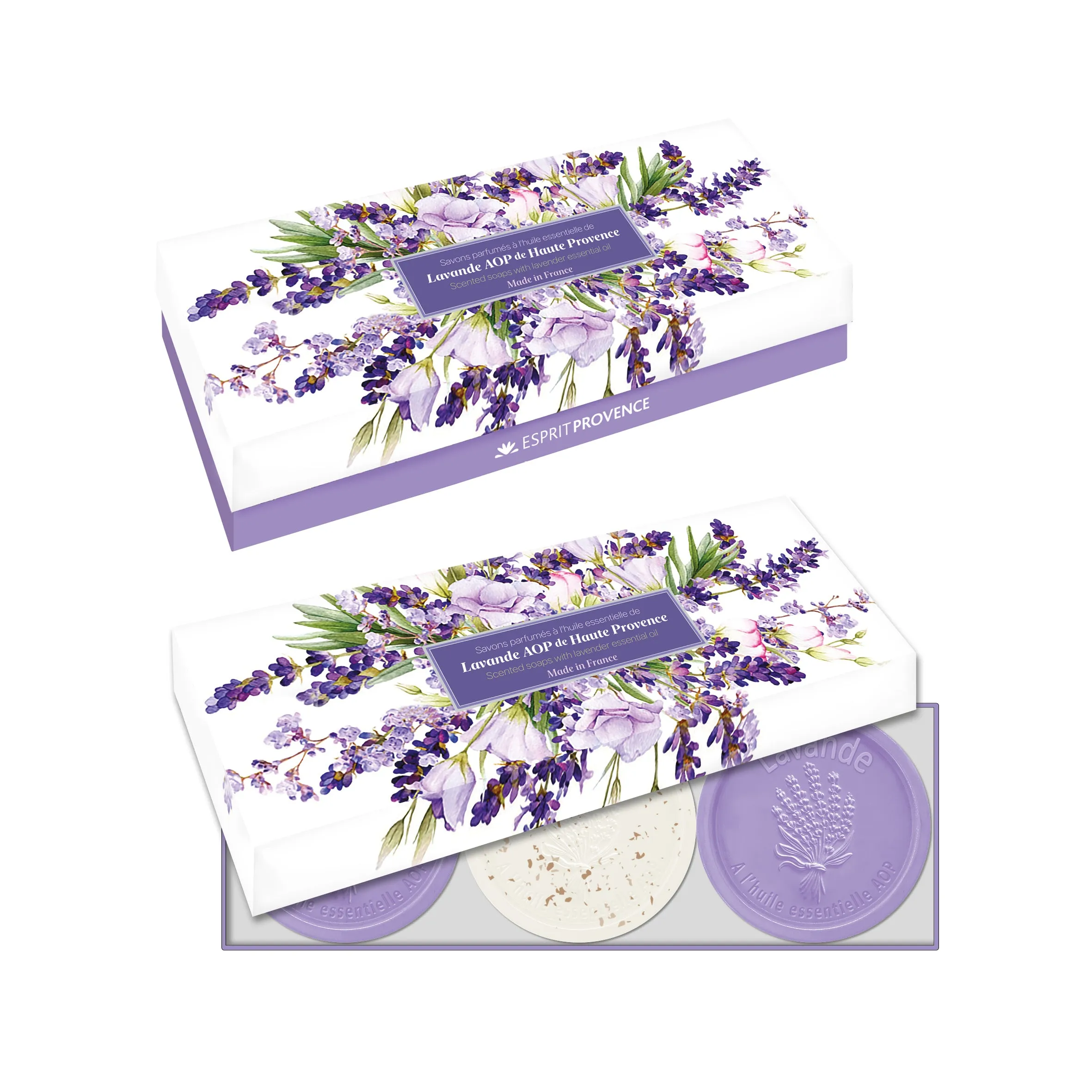 Luxurious Provençal Lavender Soap Gift Box