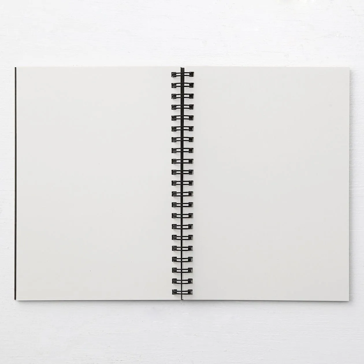 Recycled Wirebound Notebook - B6 Plain