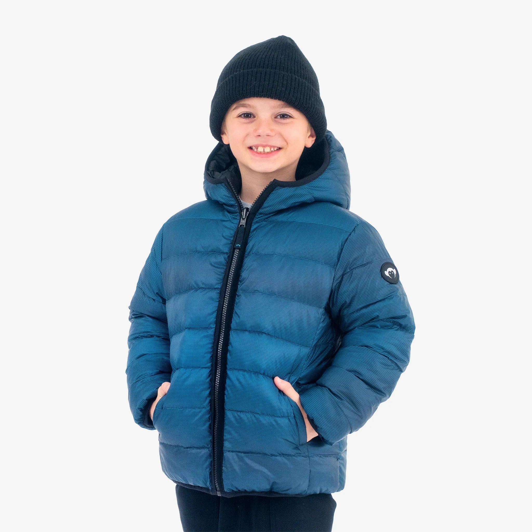 Reversible Puffer | Blue Wave