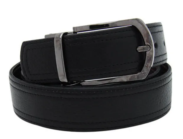 RL Double Stitch Reversible Leather Belt