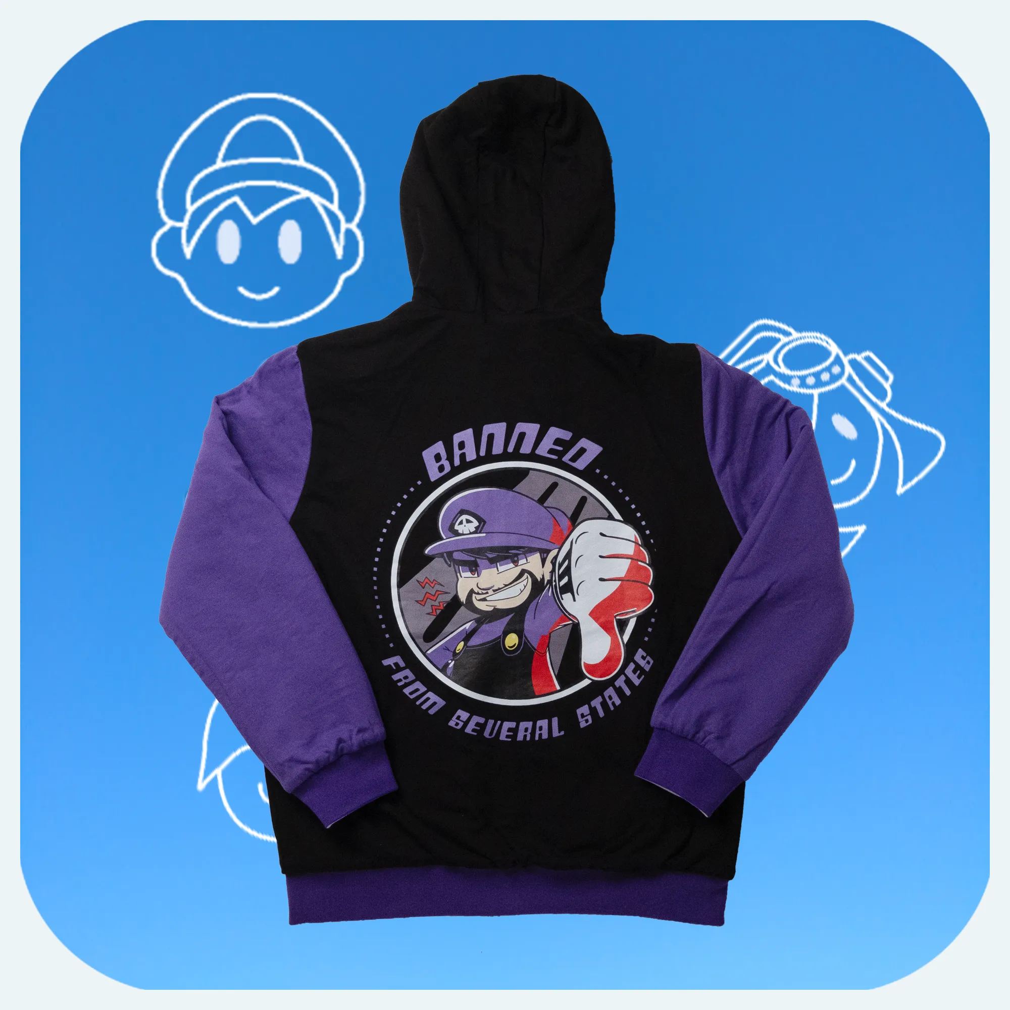 SMG4 - SMG3 Reversible Hoodie: Dual-Sided, Comfortable and Stylish Streetwear