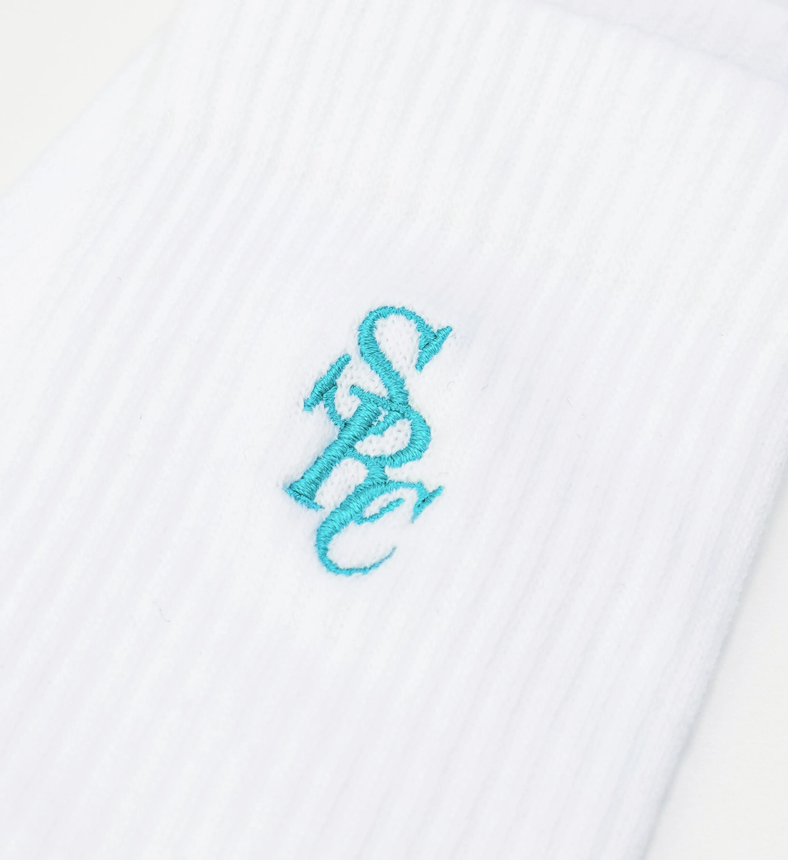 SRC Socks - White/Faded Teal