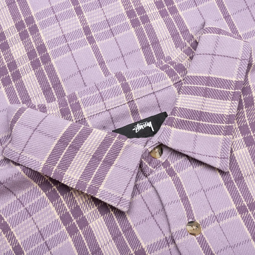 Stones Plaid Shirt - Lavender