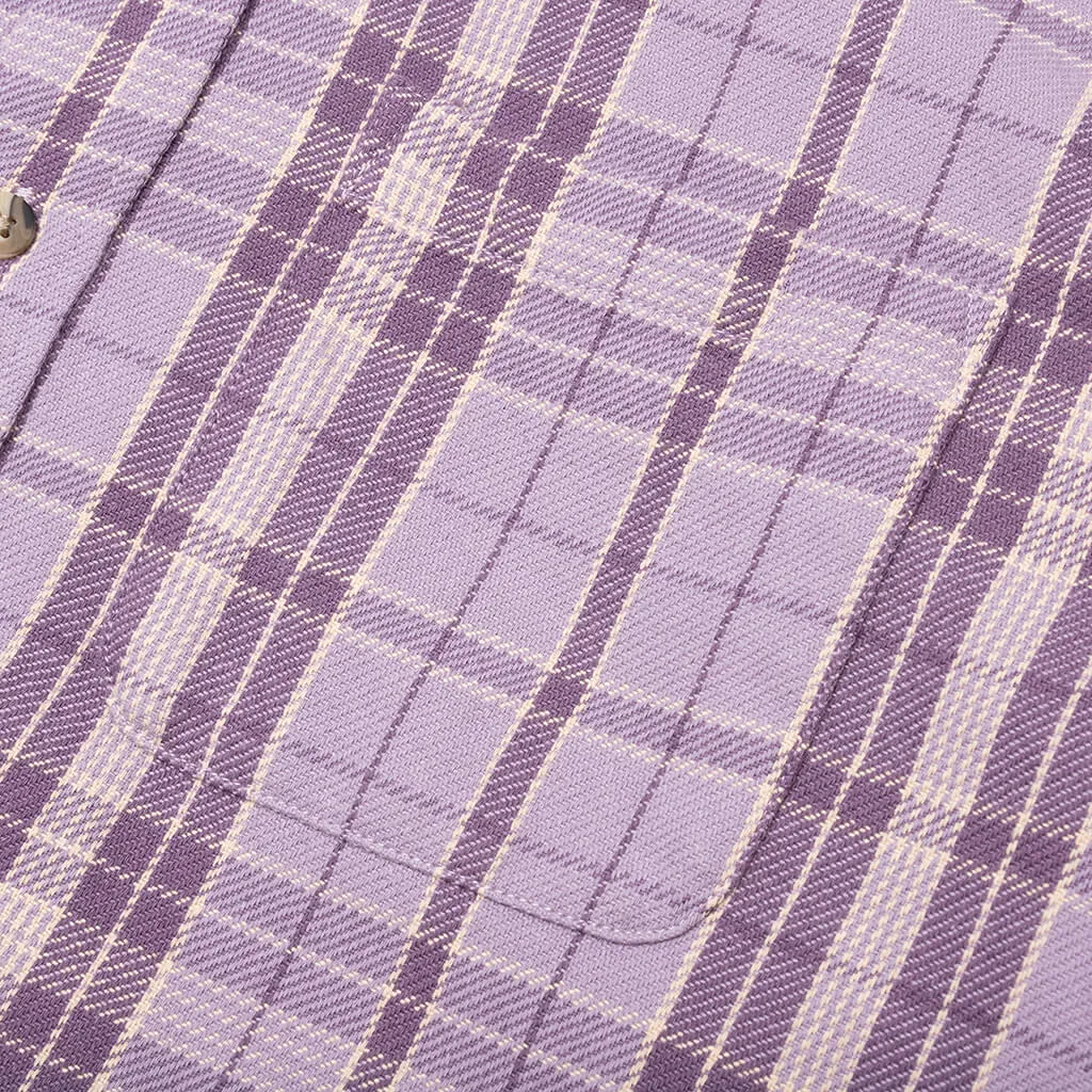 Stones Plaid Shirt - Lavender