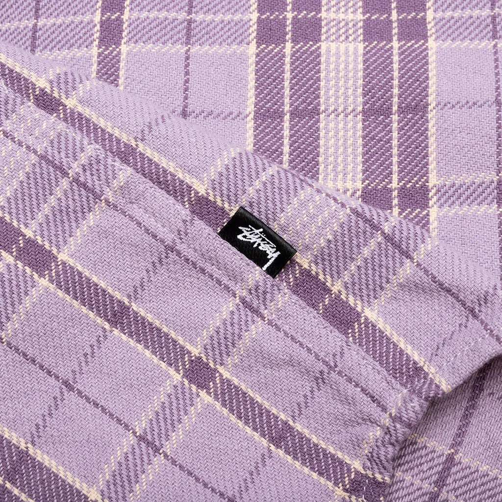 Stones Plaid Shirt - Lavender