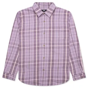 Stones Plaid Shirt - Lavender