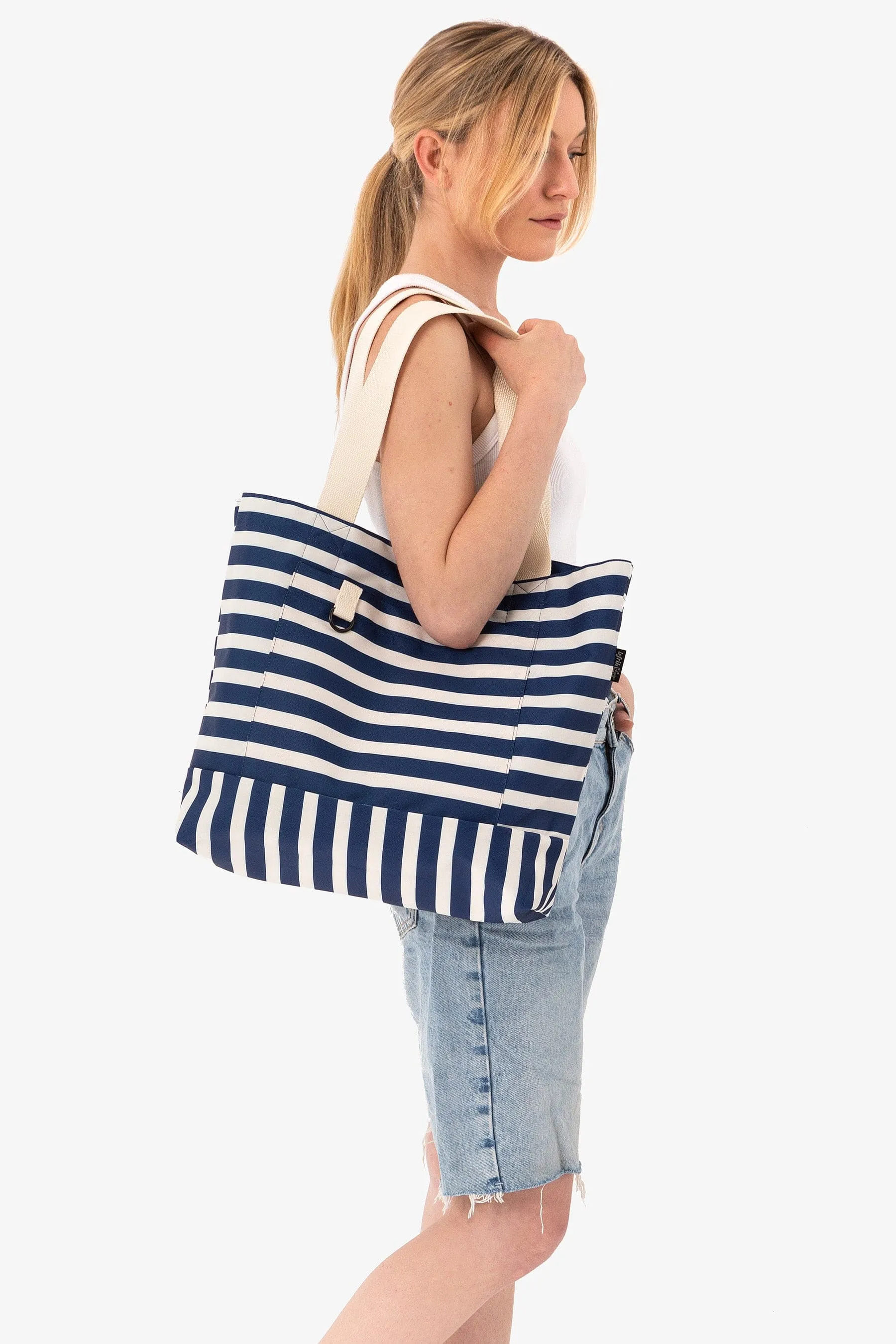 Strata Reversible Bag Marine Stripes