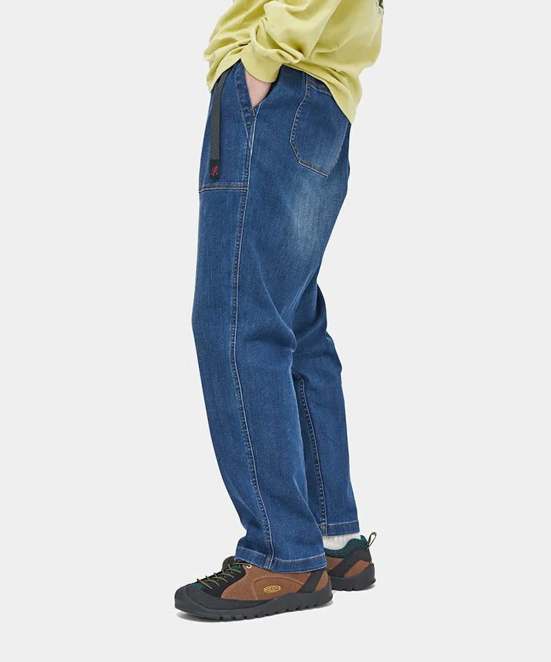 Stretch Denim Loose Tapered Ridge Pant