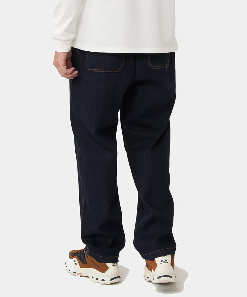 Stretch Denim Loose Tapered Ridge Pant