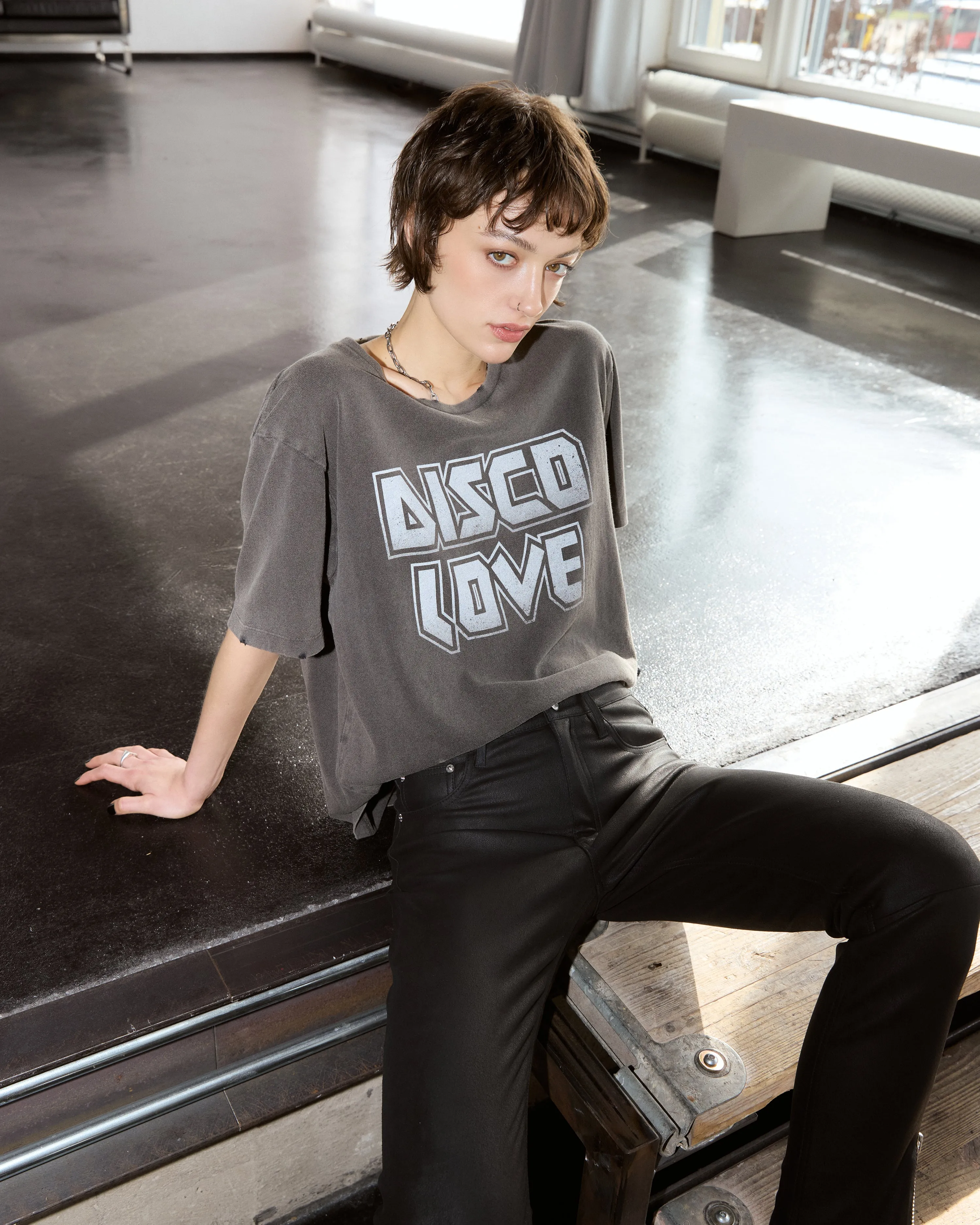 The Dark Faded Disco Love Vintage T-Shirt