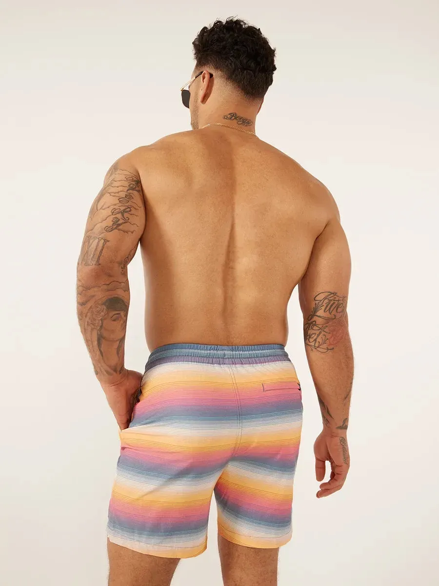 The Malibu Sunsets 7" (Faded Classic Swim Trunk)