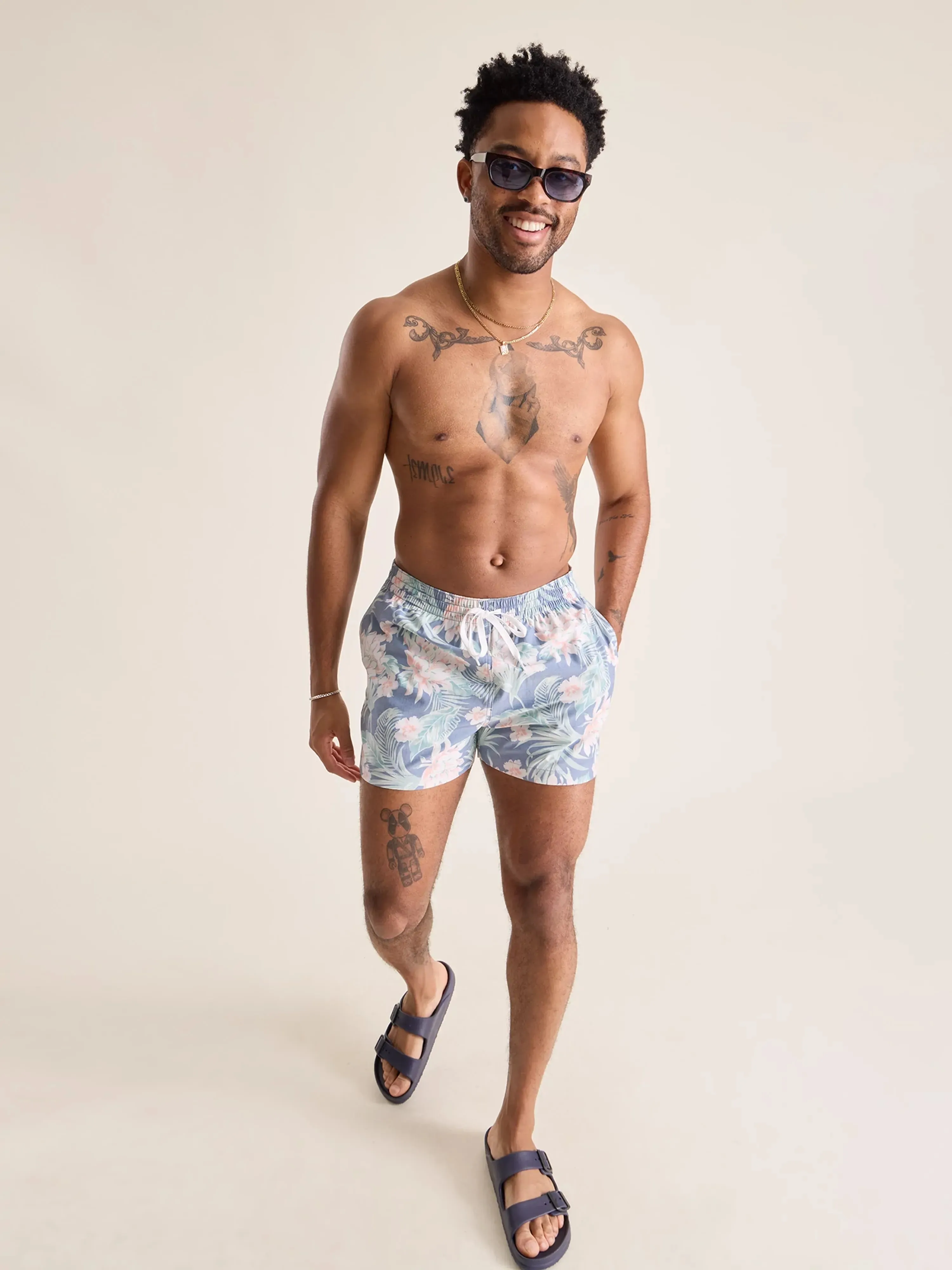 The Resort Wears 4" (Faded Classic Lined Swim Trunk)