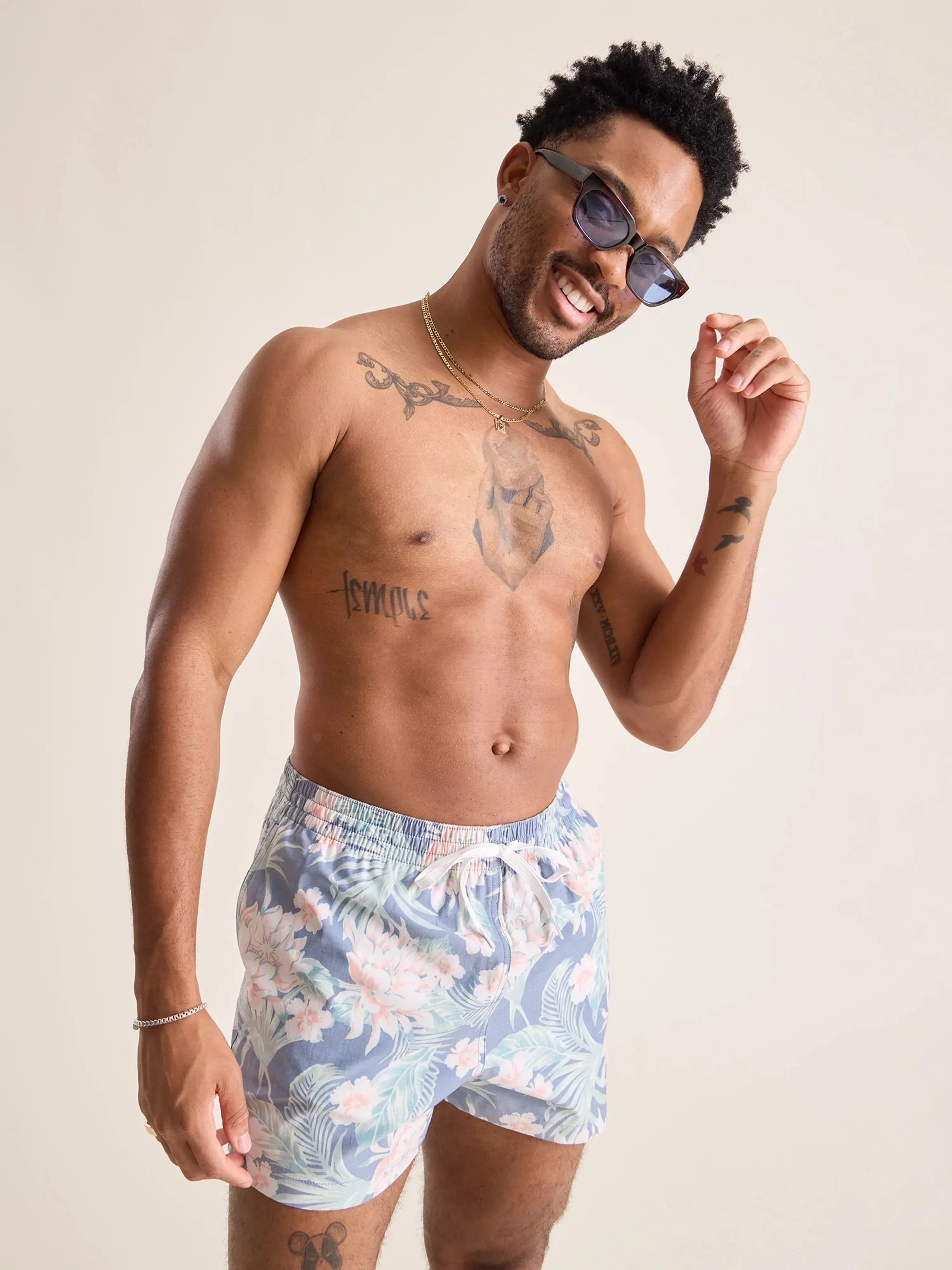 The Resort Wears 4" (Faded Classic Lined Swim Trunk)