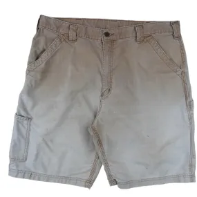 Vintage Faded Khaki Carhartt Shorts - 38"