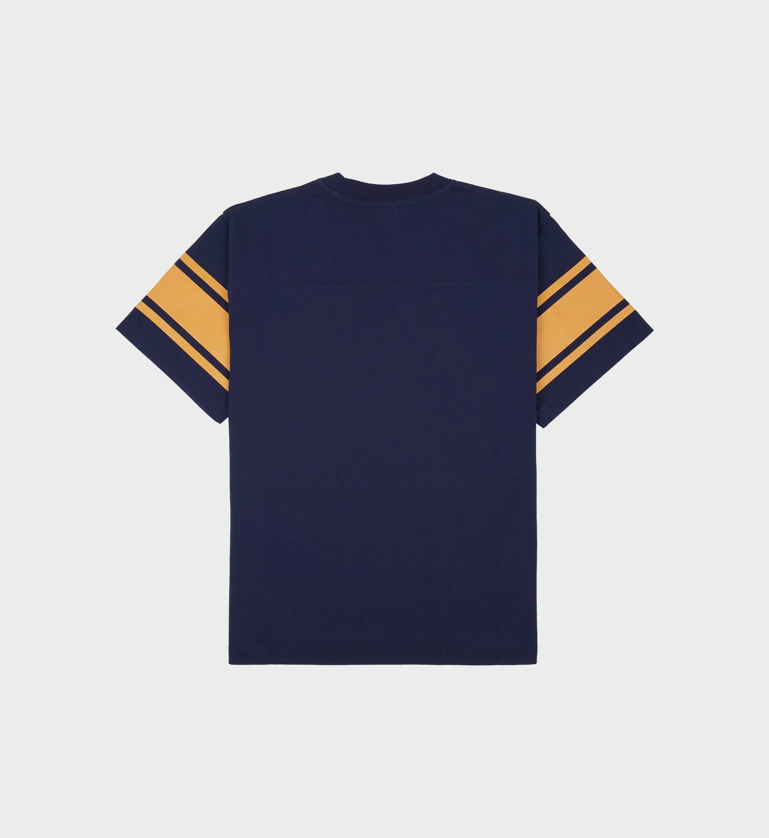 Wellness 94 Rugby Tee - Navy/ Faded Gold