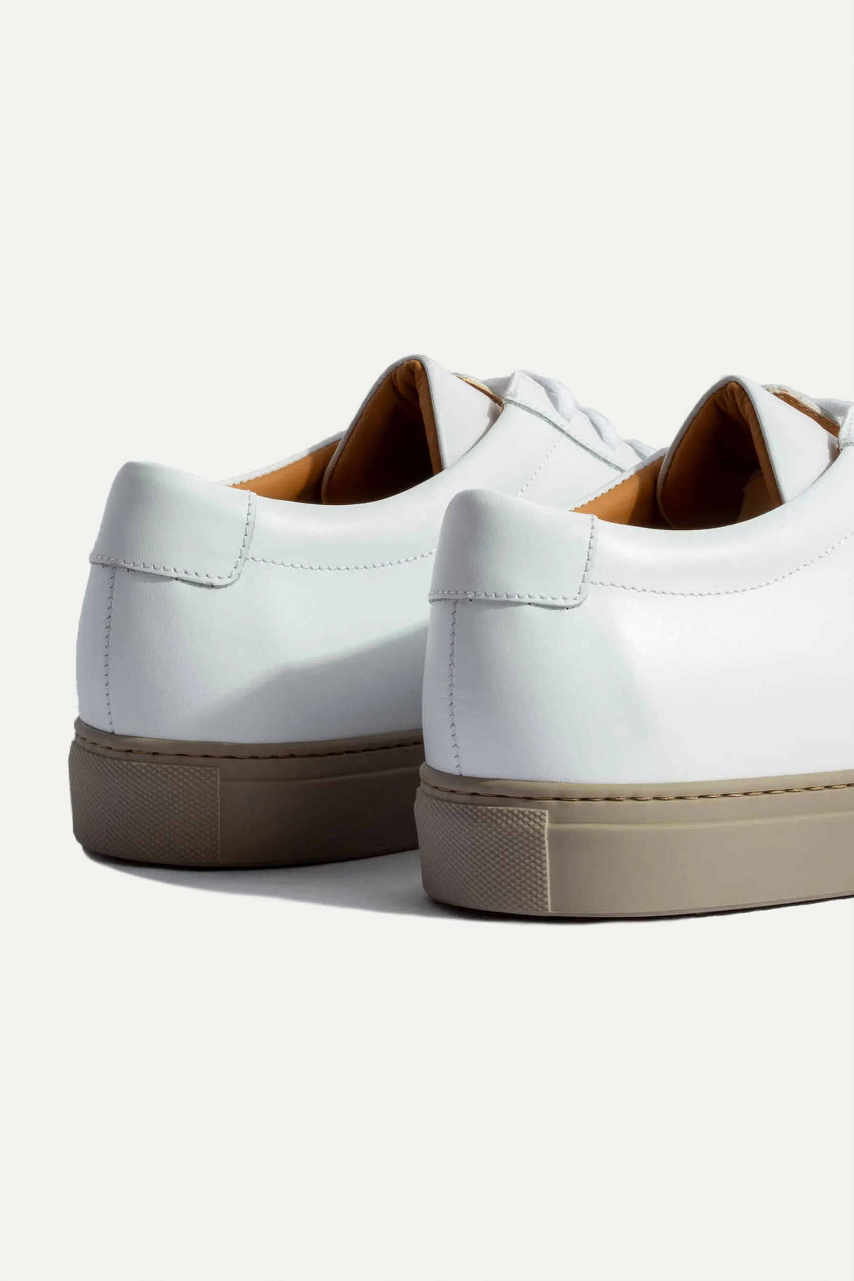 White Luxury Sneakers - Made In Italy