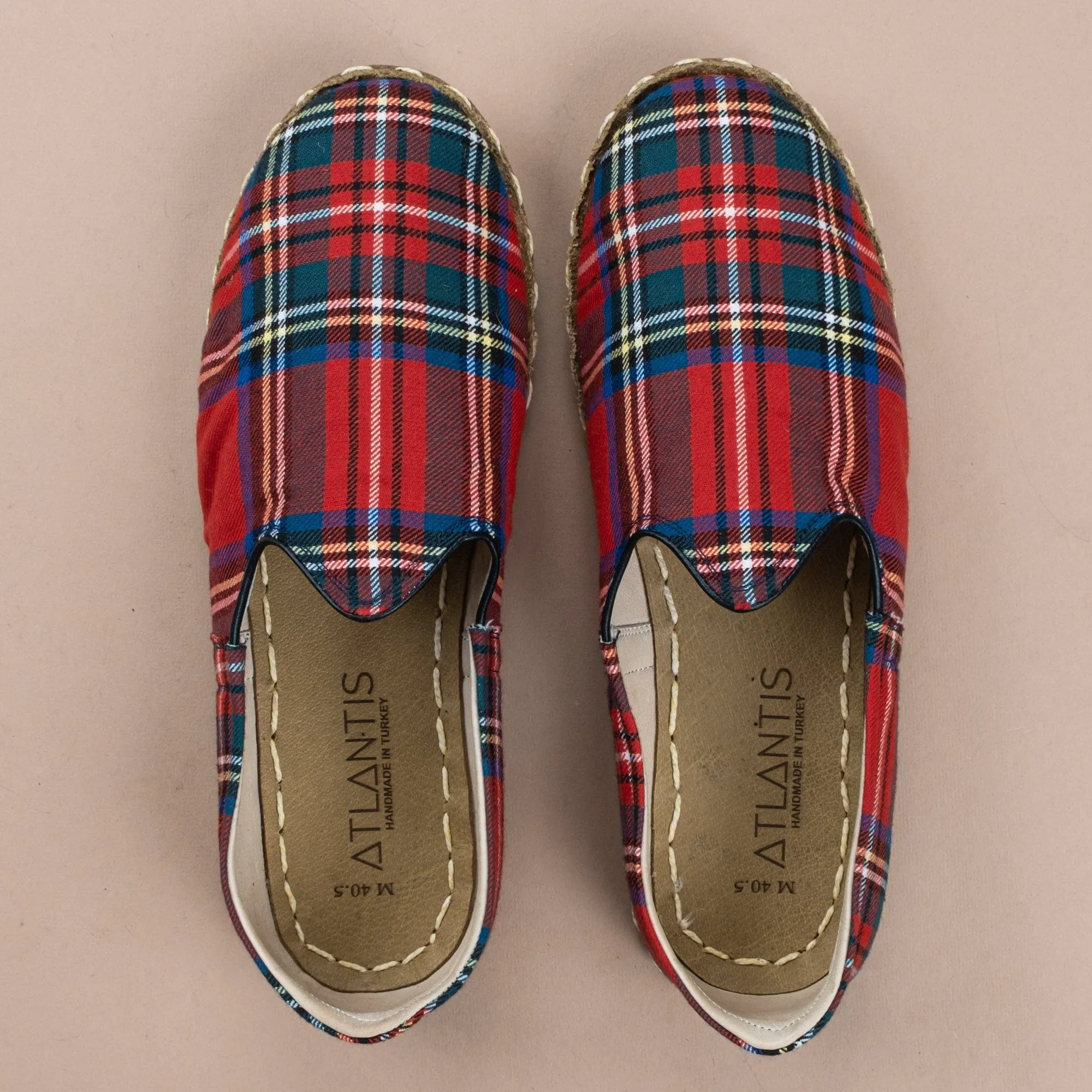 Women's Red Plaid Barefoots